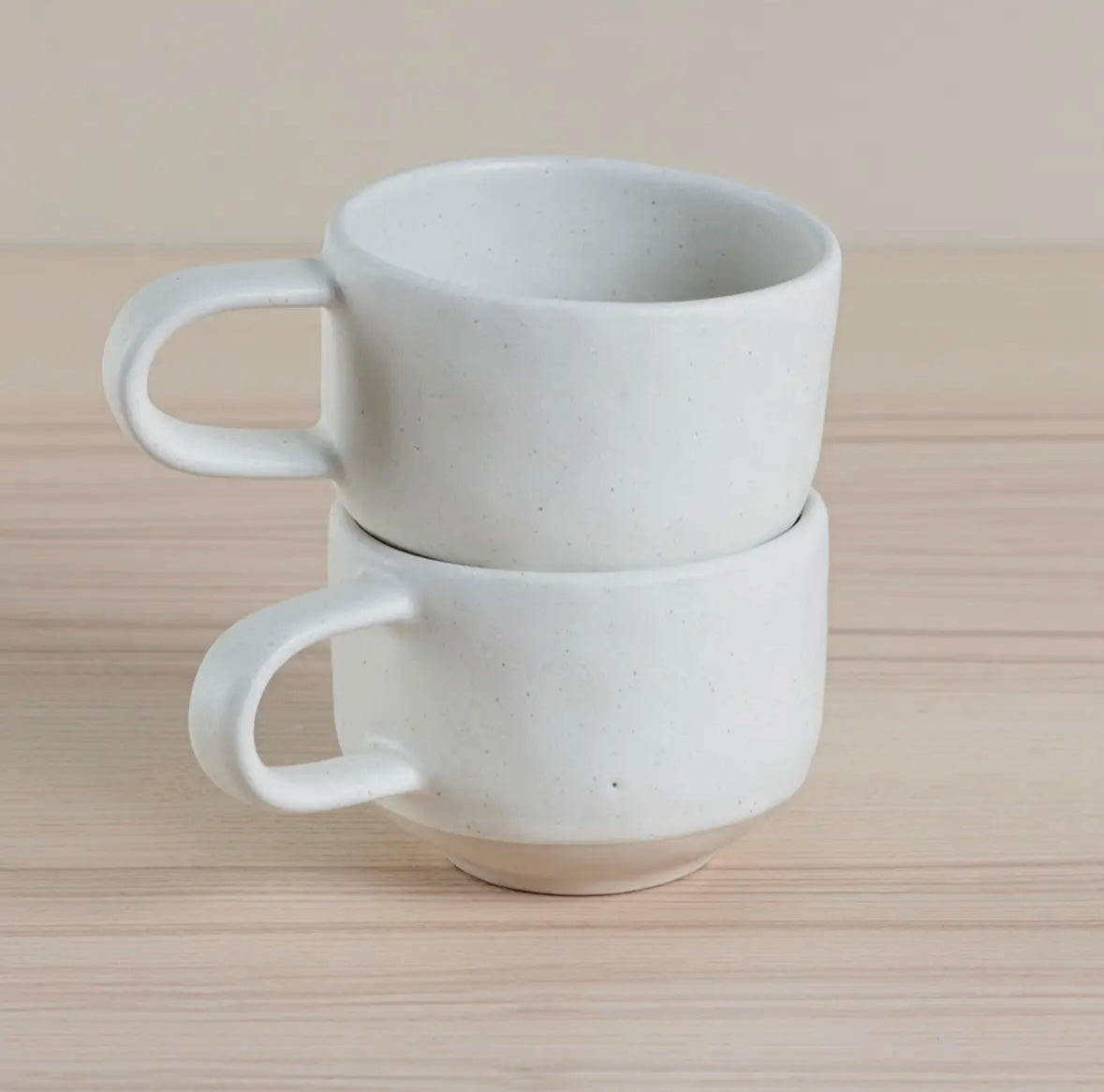 Organic Long Handled Mug in Oatmeal